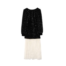 Sequined fish tail dress