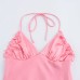 Spring European and American New Fashion Silk Texture Dress