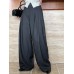 Drip feeling floor length suit pants women's wide leg casual pants