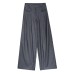 Drip feeling floor length suit pants women's wide leg casual pants