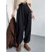 Hanging loose wide leg pants