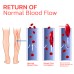 Far Infrared Tourmaline Acupressure Insoles, Vein Repair Body Care Slimming Body Anti-Slip Wear Arch Support Insoles