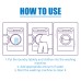 Laundry Tablets, Cleaning Laundry Oil Dirt And Mildew Stains Multi-purpose Cleaning Washing Tablets
