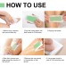 Hair Remove Wax Strips, Gentle Portable Fast Clean Tear Hair Removal Smooth Wax Strips