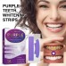 Purple Bright White Dental Stickers, Yellow Stain Removal Deep Cleaning Care For Oral Health Care Dental Stickers Purple Bright White Dental Stickers, Yellow Stain Removal Deep Cleaning Care For Oral Health Care Dental Stickers