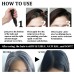 Disposable Plant Hair Stick, Hair Without Damage Repair Color Black Brown Quick White Hair Cover Stick