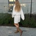 European and American minimalist polo shirt fashion hoodie sports suit