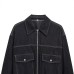 Casual loose pocket decoration lapel denim jacket jacket for women