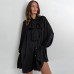 European and American design style lace up dress