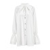 European and American design style lace up dress