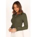 Lettuce Edge Round Neck Long Sleeve T-Shirt