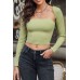 Solid Color Tube Top with Long Sleeve Bolero