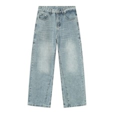 Mid Rise Jeans with Pockets