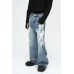 Painting Jeans with Pockets