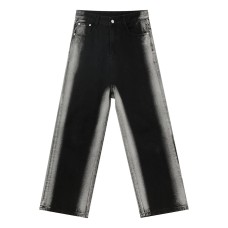 Side Contrast Jeans with Pockets Side Contrast Jeans with Pockets