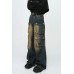 High Waist Jeans with Cargo Pockets