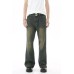Decorative Seam Jeans with Pockets