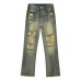 Distressed Mid Rise Jeans with Pockets
