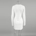 European and American perspective slim fit high-end feeling simple style fashionable dress European and American perspective slim fit high-end feeling simple style fashionable dress