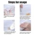 Clothes White Dry Cleaning Ball, Detergent Portable Cloth To Remove All Kinds Of Stains