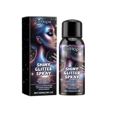 Highlight Brightening Glitter Spray, Hair Body Collarbone Spray Brightening Glitter Powder Holiday Bash