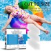 JUE FISH Rubber Swimming Ring Repair Patch, Swim Ring Patch Self-Adhesive Seal