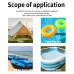 JUE FISH Rubber Swimming Ring Repair Patch, Swim Ring Patch Self-Adhesive Seal