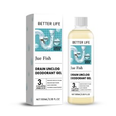 Drain Unclog Deodorant Gel, Kitchen And Bathroom Sewer Lines Clean And Decontaminate To Remove Odor