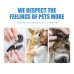 Pet Dental Finger Wipes, Bad Breath Tartar Teeth Yellow Dog Clean Mouth Care Finger Cover