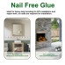 Nail Free Adhesive, Strong Adhesion Fast Drying Metal Plastic Adhesive Glass Adhesive Fast Drying Multi-Functional Adhesive