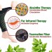 HouKea Heating Leg Cover, Relieve Lymphatic Swelling Venous Care Smooth Blood Vessel Bulges Warm Warm Leg Cover