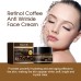 Retinol Coffee Anti Wrinkle Face Cream, Repair Damaged Skin Reduce The Wrinkle Defects Soft Cream