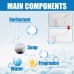Clothes Cleaner, Clothing Cleaning Decontamination Remove Stubborn Stains Oil Stains Yellow Cleaning Dry Cleaning Agent