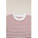 Round Neck Striped Sweater Vest