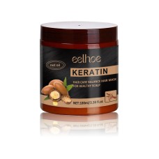 Keratin Hair Care Balance Hair Mask, Repair Frizzy Dry Hair Smooth Moisturizing And Nourishing Hair Mask