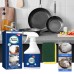 Jue-Fish Bubble Cleaner, Range Hood Stove Exhaust Pipe Wall Kitchen Utensils Oil Cleaning Agent