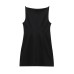 Simple bow decoration dress jumpsuit short skirt