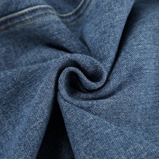 European and American split blue high waisted skirt, fashionable denim long skirt
