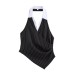 Summer fashion personalized design V-neck striped patchwork women's vest