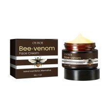 OUHOE Bee-Venom Face Cream, Fade Fine Neck Lines Around The Eyes Moist Firming Skin Filling Water Anti Aging
