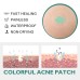 EELHOE Colorful Acne Patch, Repair Pit Acne Print Smooth Skin Lightening Spot Clear Acne Facial