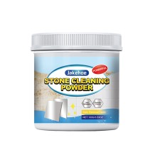 Jakehoe Stones Cleaning Powder, Kitchen Countertop Marble Tile Cleaning Oil Stain Removal Polishing Powder