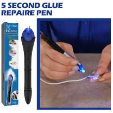 Jue-Fish UV UV Curing Glue Pen, 5 Seconds Repair Plastic Ceramic Cable High And Low Temperature Resistant Adhesive