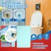 Jue-Fish Toilet Cleaning Tablet, Toilet Deodorization Removal Scale Urine Stains Toilet Drain Cleaning Tablet