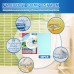Jue-Fish Toilet Cleaning Tablet, Toilet Deodorization Removal Scale Urine Stains Toilet Drain Cleaning Tablet
