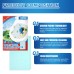 Jue-Fish Toilet Cleaning Tablet, Toilet Deodorization Removal Scale Urine Stains Toilet Drain Cleaning Tablet