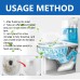 Jue-Fish Toilet Effervescent Tablet, Toilet Decontamination Cleaning Urine Stains Deodorant Keep Fragrant Clean Toilet Effervescent Tablet