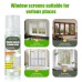Jue-Fish Window Cleaning Spray, Window Screen Cleaning Strong Decontamination Oil Stain Clean Bright Foam Spray