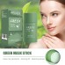 Green Tea Solid Mask, Deep Cleansing Hydrating Mask Stick Pore-Narrowing Paste Mask Stick