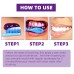 Jaysuing Purple Brightening White Toothpaste, Cleaning Stains Fresh Breath Brightening And Whitening Teeth Toothpaste